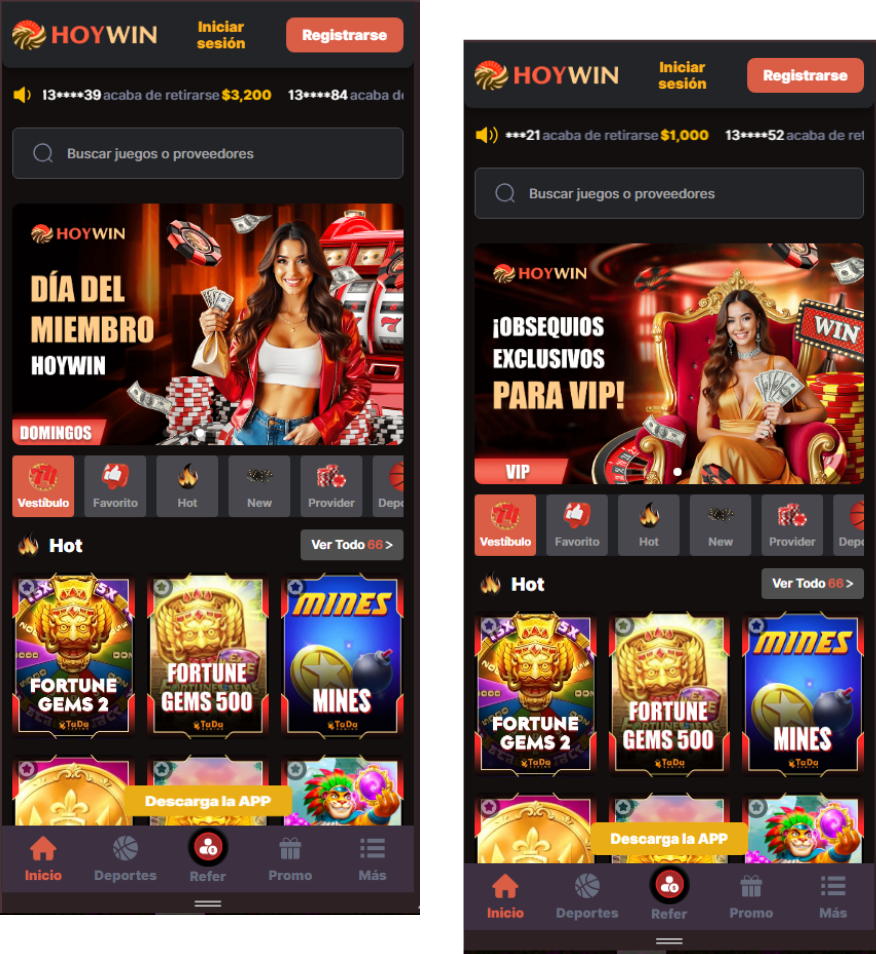 juegos de HOYWIN Casino